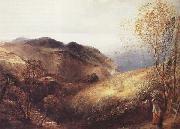 Samuel Palmer Scene from Lee,North Devon oil